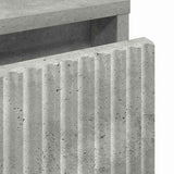 Bedside Table Concrete grey 63.5 x 36 x 61 cm Engineered wood 883467
