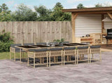 Garden Dining Set Mix Beige 3211656