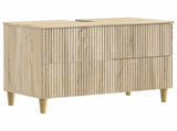 2 Piece Bathroom Cabinet Set ARNHEM Sonoma Oak Engineered Wood 3417524