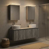 Bathroom Cabinet Set 5 pcs Grey Sonoma Engineered Wood 3406436