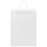 Paper Bags 250 pcs with Handles White 32x17x44 cm 4101622