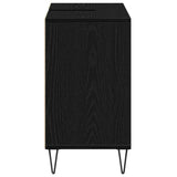 Bathroom Cabinet Black 80 x 33 x 60 cm Engineered Wood 873897