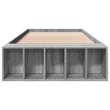 Bed Frame without Mattress Grey Sonoma 75x190 cm Small Single 3280627