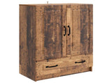 Sideboard Old Wood 66 x 34.5 x 92 cm Engineered Wood 895823
