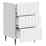 Bedside Cabinet White 43x 41 x 68 cm Engineered Wood 894325
