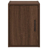 ZNTS Garage Wall Cabinets 2 pcs Brown Oak Engineered Wood 860620