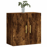 Wall Cabinet Smoked Oak 60x31x60 cm Engineered Wood 829953