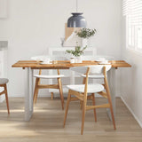 Dining Table 154x80x76 cm Solid Acacia Wood 286477