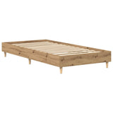 Bed Frame No Mattress Artisan Oak 90x200 cm Engineered Wood 861056