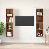 TV Cabinet Set 4 pcs Old Wood 37 x 37 x 72 cm Engineered Wood 3393561
