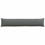 Sofa Pillows 2 pcs Dark Grey 200 x 40 cm Fabric 42013869