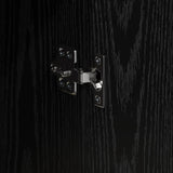 Highboard Black Oak 70 x 33.5 x 180 cm Engineered Wood 3365566