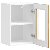 Kitchen Wall Cabinet with Glass Door Lucca Artisan Oak 853776