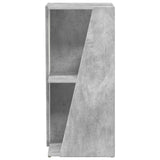 Side Shelf Concrete Grey 33 x 32 x 70.5 cm Engineered Wood 892410