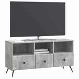 TV Cabinet Concrete Grey 102 x 34.5 x 50 cm Engineered Wood 895598
