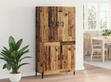 Highboard Old Wood 69.5 x 34 x 180 cm Engineered Wood 3415752