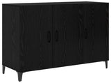 Sideboard Black oak 34 x 90 x 80 cm Engineered wood 880682