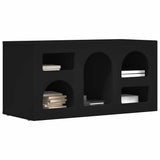TV Cabinet Black 80 x 35 x 40 cm Engineered Wood 891275