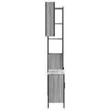 3 Piece Bathroom Cabinet Set Grey Sonoma Engineered Wood 3214743