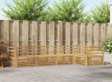 Outdoor Sofa Set 5 pcs White 245 x 126.5 x 73 cm 3391814
