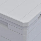 Garden Storage Box 90 L Light Grey 45683