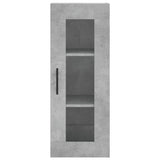 Highboard Concrete Grey 34.5x34x180 cm Engineered Wood 3199325