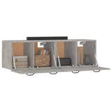 Wall Cabinets 2 pcs Concrete Grey 80x35x36.5 cm Engineered Wood 3115655