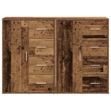 Sideboard 2 pcs Old Wood 60 x 31 x 84 cm Engineered Wood 3334311