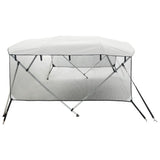 4-bow Bimini Top with Mesh Sidewalls 243xx137 cm 94852