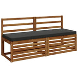 2-Piece Bench Cushions VUGHT 2 pcs 100% Polyester Anthracite 952005