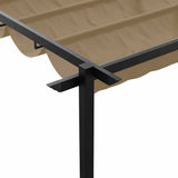 Gazebo 300 x 300 x 200 cm Taupe Polyester 4003973