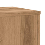 ZNTS Plant Stands 2 pcs Artisan Oak 30x30x50 cm Engineered wood 852923