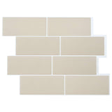 Decorative Stickers 50 pcs Beige 29 x 21 cm 42046155
