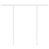 Manual Retractable Awning with Posts 3.5x2.5 m Anthracite 3069919