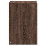 Bedside Cabinets with LED Lights 2 pcs Brown Oak Engineered Wood 852046