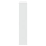 Book Cabinet White 132x29x141.5 cm Engineered Wood 3310307