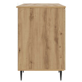 Desk with Shelf Artisan Oak 142.5 x 50 x 75 cm Engineered Wood 3414593