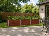 Raised Garden Bed Rusty 240 x 40 x 55 cm corton 8006259