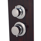 Shower Panel System Glass Brown 142374