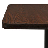 Bistro Table Dark Ash 60x60x107 cm 321925