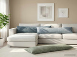 Throw Pillow 2 pcs HEERLEN Blue 40 x 145 cm Chenille Fabric 926202