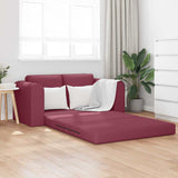 Sofa Bed Wine red 148 x 71 x 83 cm Fabric 4106676