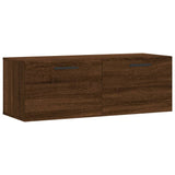 ZNTS Wall Cabinet Brown Oak 100x36.5x35 cm Engineered Wood 830163