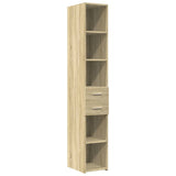 Highboard Sonoma Oak 30x42.5x185 cm Engineered Wood 846238