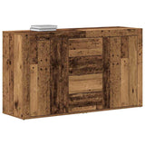 Sideboard with Drawer Old Wood 120 x 36 x 69 cm Engineered Wood 3333863