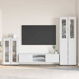 TV Cabinet Set with Drawer FLORIN 3 pcs White Engineered Wood 3397974