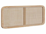 Headboard with Headboard Natural 100 x 55 x 3 cm Rattan 42011562