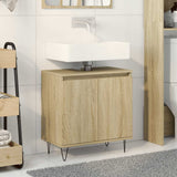 Bathroom Cabinet Sonoma Oak 58x33x60 cm Engineered Wood 849674