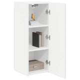 TV Wall Cabinet 2 pcs White 30 x 31 x 80 cm Engineered Wood 892290