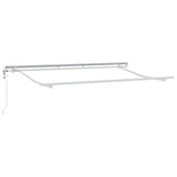 Awning Frame Retractable White 3.5 x 2 m Metal 42002550